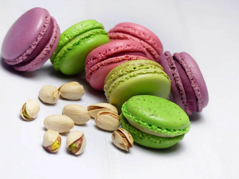 Lavender Macarons
